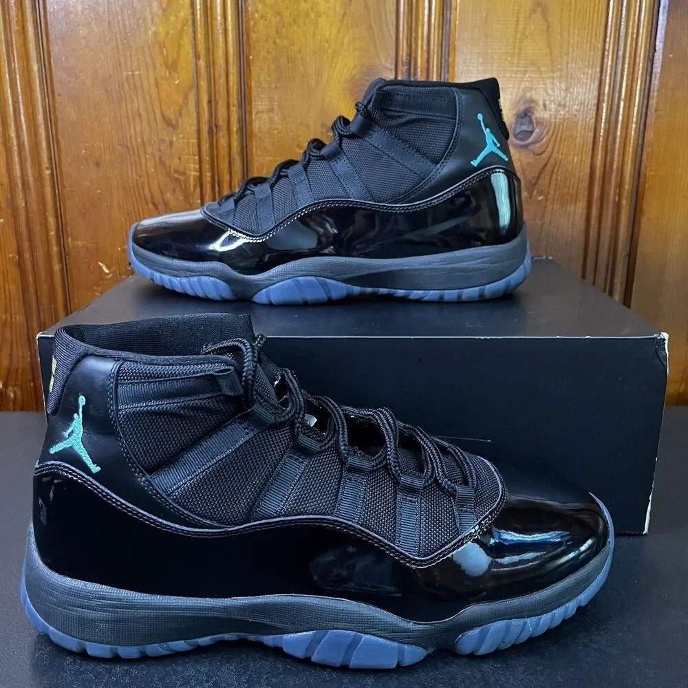 Air Jordan 11 Retro Gamma Blue 2025 (CT8012047) Size 11.5 Men Pre-Owned OG Box
